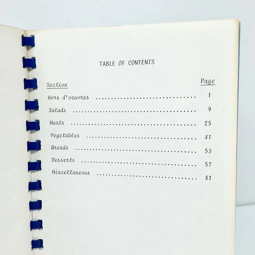 Jarrett House Potpourri Vintage Cookbook Dillsboro, North Carolina Spiralbound